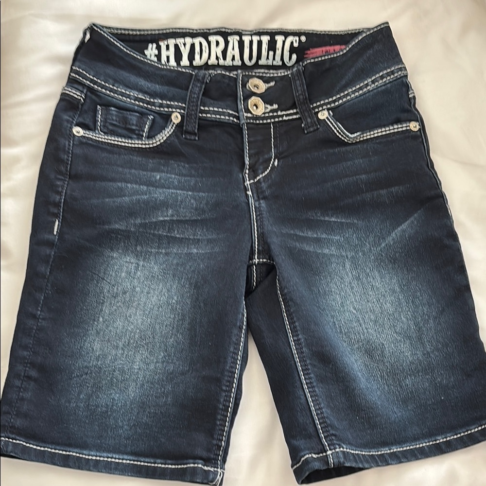 Hydraulic Women's Dark Blue Jean Shorts